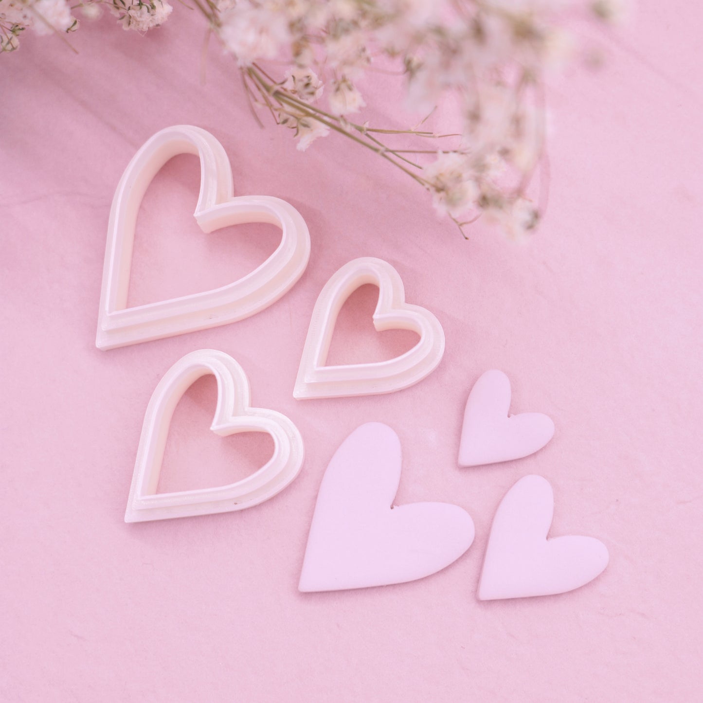 Valentine's Day - Skinny Heart Cutter Set